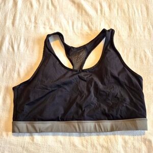 Rise by Lularoe women's 3X black medium impact racerback sports bra, NWOT